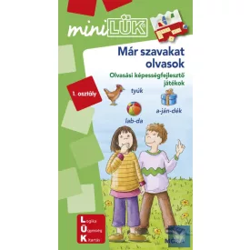  Már szavakat olvasok - Olvasási képességfejlesztő játékok 1. osztály