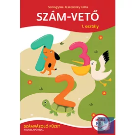   Szám-vető - 1. osztály  - Számvázoló füzet pauszlapokkal