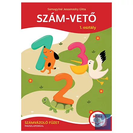 Szám-vető - 1. osztály  - Számvázoló füzet pauszlapokkal