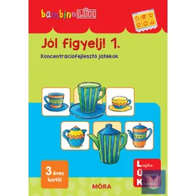   Jól figyelj! - Koncentrációfejlesztő játékok 3-5 éveseknek