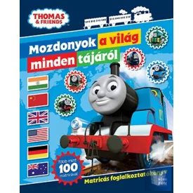   Thomas - Mozdonyok a világ minden tájáról - Matricás foglalkoztatókönyv