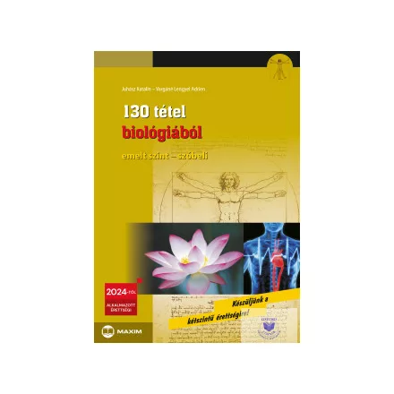 130 tétel biológiából (emelt szint – szóbeli) - 2024-től érvényes