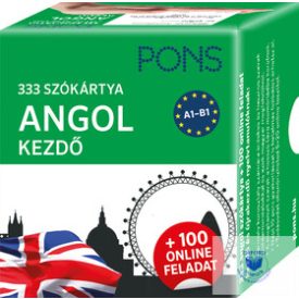PONS 333 szókártya Angol kezdő plusz 100 online feladat