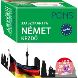 PONS 333 szókártya Német kezdő plusz 100 online feladat
