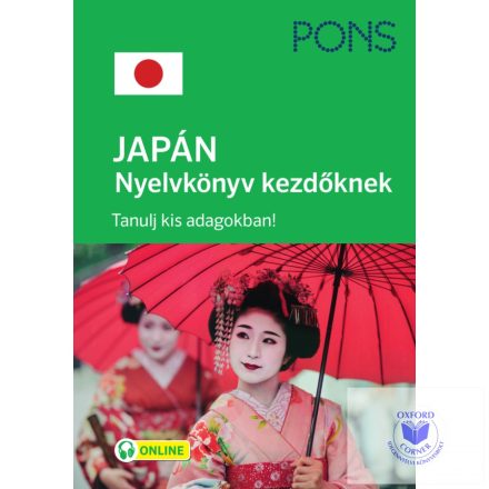 PONS JAPÁN nyelvkönyv kezdőknek plusz ONLINE letölthető hanganyag