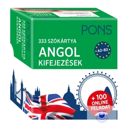PONS 333 szókártya Angol kifejezések plusz 100 online feladat