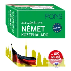   PONS 333 szókártya Német középhaladó plusz 100 online feladat