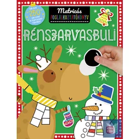 Rénszarvasbuli - Matricás foglalkoztatókönyv