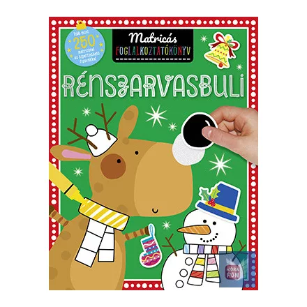 Rénszarvasbuli - Matricás foglalkoztatókönyv