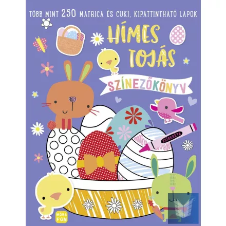 Hímes tojás - színezőkönyv