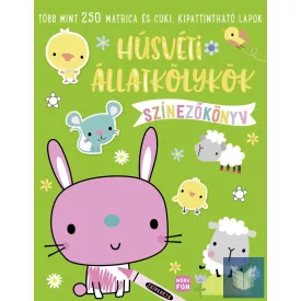 Húsvéti állatkölykök - színezőkönyv