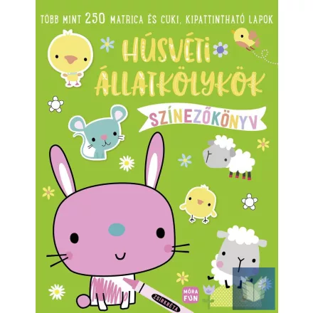 Húsvéti állatkölykök - színezőkönyv