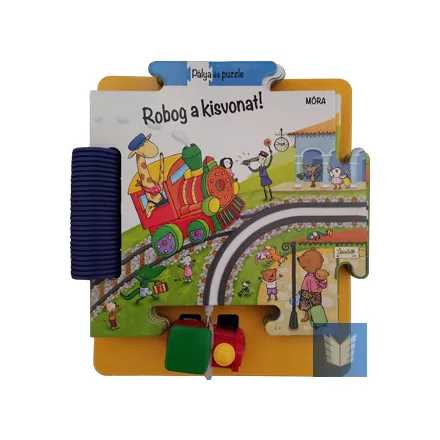 Puzzle és pálya - Robogj, kisvonat!