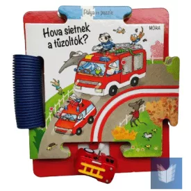 Puzzle és pálya - Hova sietnek a tűzoltók?