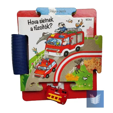 Puzzle és pálya - Hova sietnek a tűzoltók?