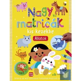 Nagy matricák kis kezekbe. Állatok