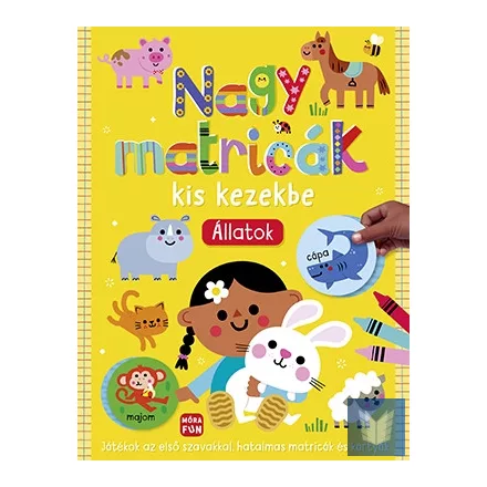Nagy matricák kis kezekbe. Állatok