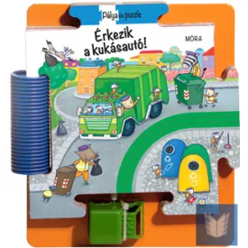 Pálya és puzzle – Érkezik a kukásautó!