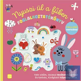   Nyuszi ül a fűben - foglalkoztatókönyv csillogó matricákkal