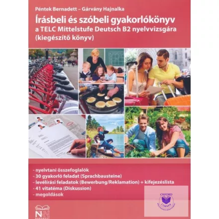 Írásbeli és szóbeli gyakorlókönyv a TELC Mittelstufe Deutsch B2 nyelvvizsgára