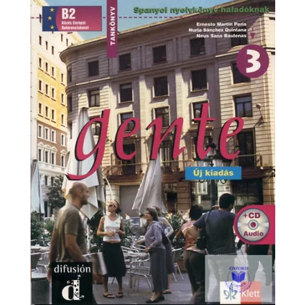 Gente 3.  Libro del Alumno (tankönyv) + Audio-CD - Spanyol nyelvkönyv haladóknak