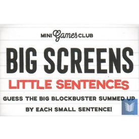 Big screens - Little sentences - PP Matchbox kártyajáték