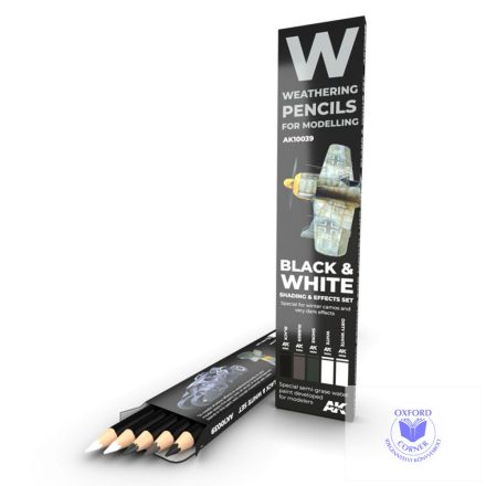 Weathering pencils - WATERCOLOR PENCIL SET BLACK AND WHITE