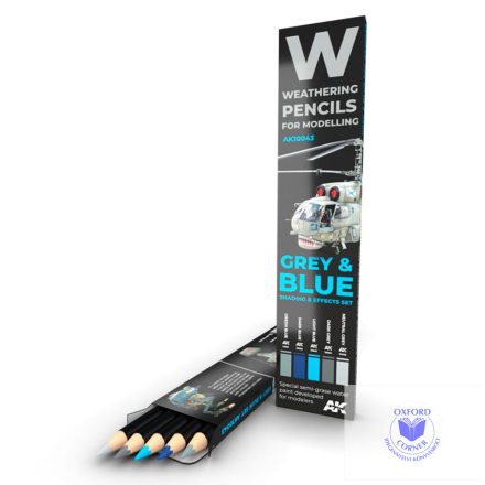 Weathering pencils - WATERCOLOR PENCIL SET GREY AND BLUE CAMOUFLAGES