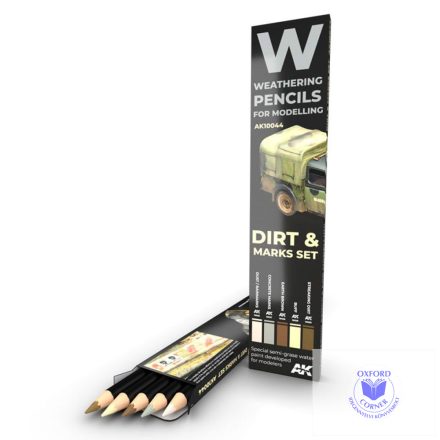 Weathering pencils - WATERCOLOR PENCIL SET SPLASHES, DIRT AND STAINS