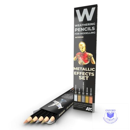 Weathering pencils - WATERCOLOR PENCIL SET METALLICS