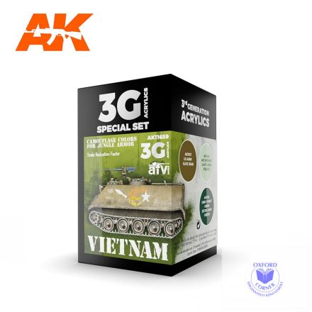 AFV Paint set - VIETNAM COLORS 3G