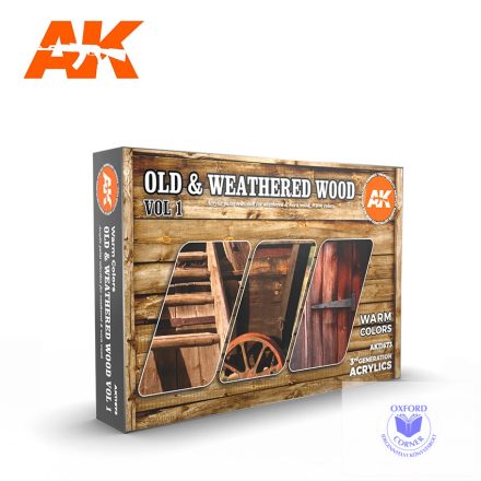 Paints set - OLD & WEATHERED WOOD VOL1