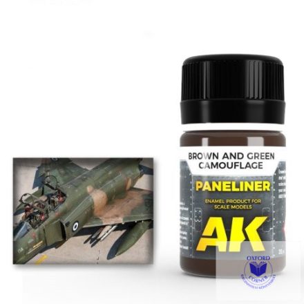 AIR Weathering products - Paneliner for brown and green camouflage 35ml