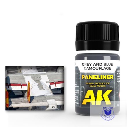AIR Weathering products - Paneliner for grey and blue camouflage 35ml
