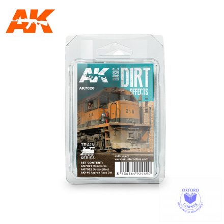 Trains Weathering ships SETS - BASIC DIRT EFFECTS WEATHERING SET TRAIN SERIES