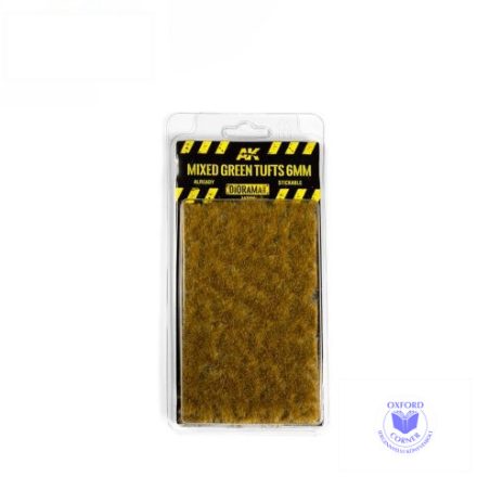 Tufts - MIXED GREEN TUFTS 6mm