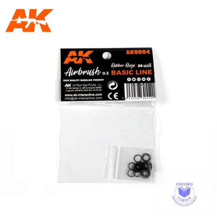 Tools - Rubber Rings - 20 units (Airbrush Basic Line 0.3)