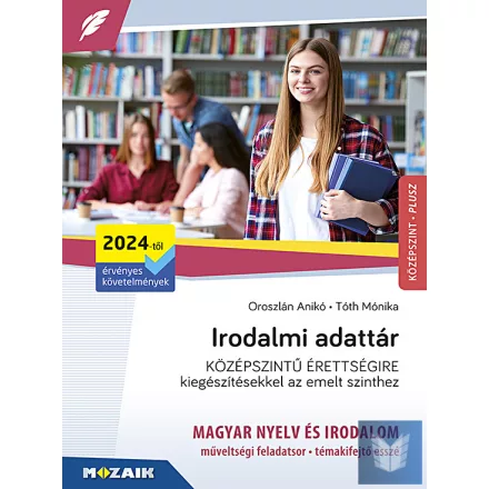 Irodalmi adattár középszintű érettségire (2024-től érv.)
