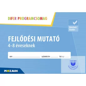 DIFER - Fejlődési mutató (bővített)
