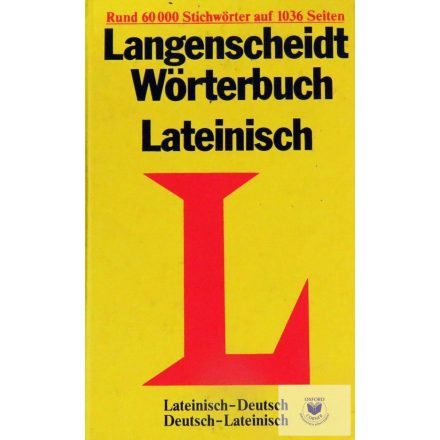 Langenscheidt Wörterbuch Lateinisch - Lateinisch-Deutsch, Deutsch-Lateinisch