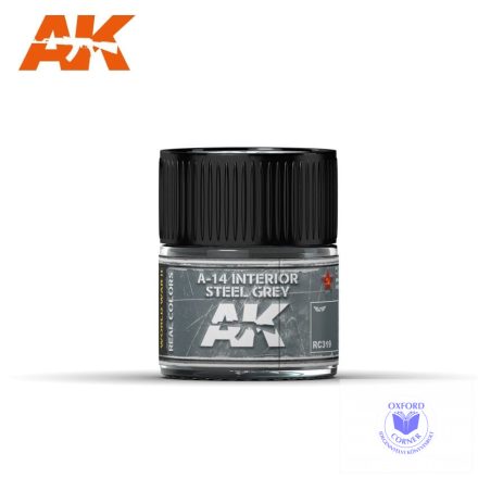 Real Color Paint - A-14 Interior Steel Grey 10ml