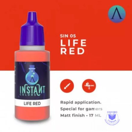 SIN-05 Paints LIFE RED