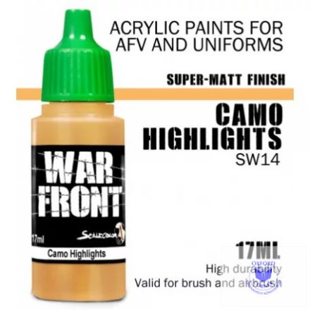SW-14 Paints CAMO HIGHLIGHTS